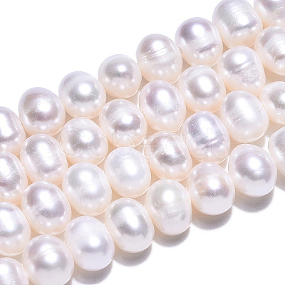 Natural Cultured Freshwater Pearl Beads Strands PEAR-N013-06V-1