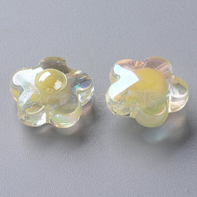 Transparent Acrylic Beads TACR-S152-09B-07-1