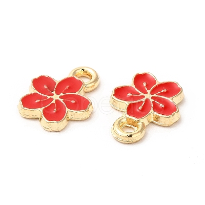 Alloy Enamel Charms ENAM-C005-34G-04-1