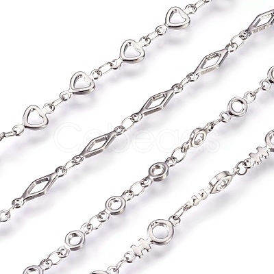 Tarnish Resistant 304 Stainless Steel Link Chain Bracelets BJEW-P239-20-1