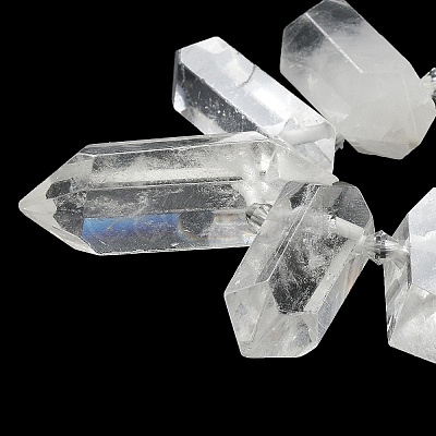 Natural Quartz Crystal Double Terminated Points Strands G-M406-D01-1