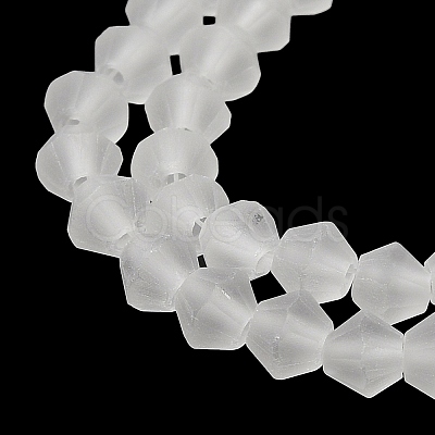 Imitate Austrian Crystal Frosted Glass Beads Strands GLAA-F029-TM2mm-B13-1