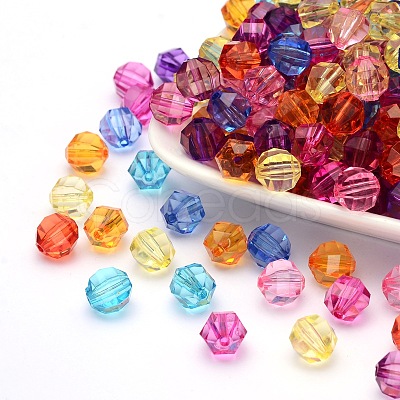 Transparent Acrylic Beads PL990Y-1