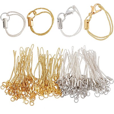 Gorgecraft 100Pcs 4 Colors Polyester Cord Mobile Straps FIND-GF0004-60-1