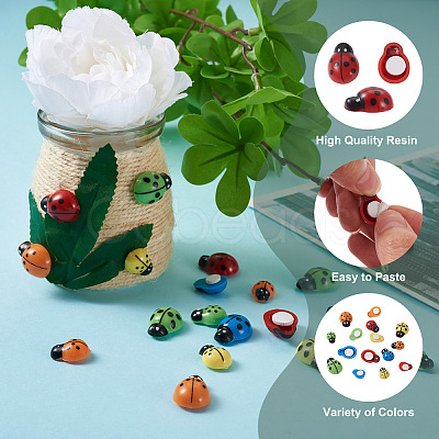 PandaHall Jewelry 150Pcs 3 Style Plastic Cabochons KY-PJ0001-03-1