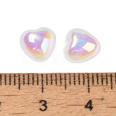 UV Plating Acrylic Cabochons OACR-H121-01A-1