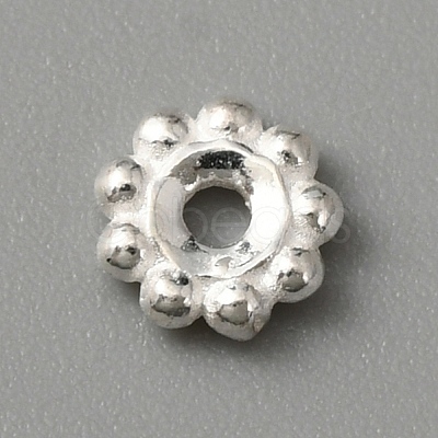 925 Sterling Silver Spacer Beads STER-WH0013-05B-S-1