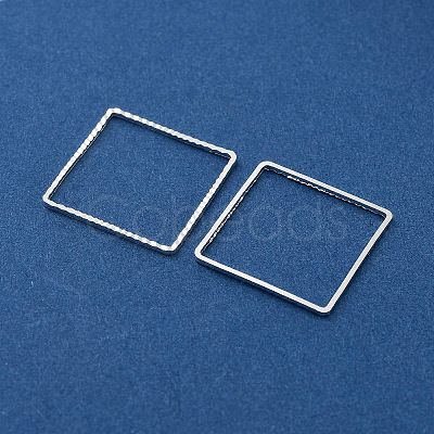 Brass Beads Frames KK-M288-01S-G-1