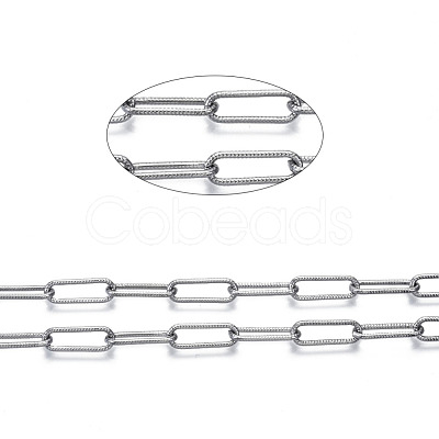 Unwelded Iron Paperclip Chains CH-S125-17A-01-1