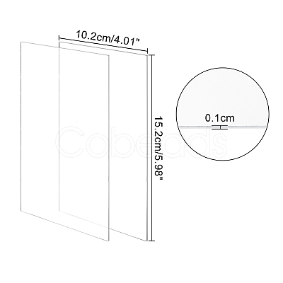 Olycraft Transparent Acrylic for Picture Frame TACR-OC0001-04A-1