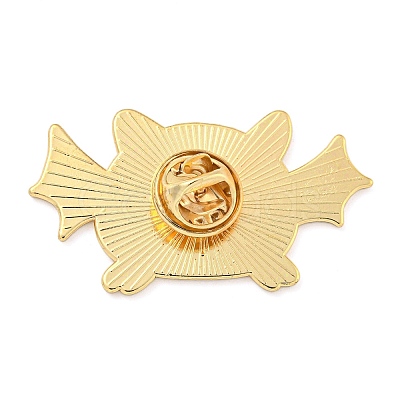 Halloween Theme Golden Alloy Brooches JEWB-Z023-01F-1