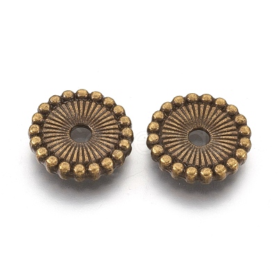 Tibetan Style Alloy Spacer Beads X-TIBE-47916-AB-FF-1