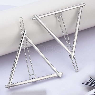 Alloy Hollow Geometric Hair Pin PHAR-N005-015P-1