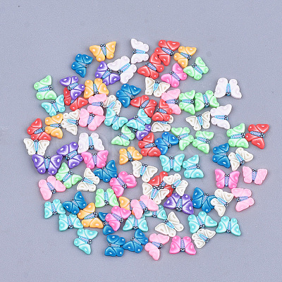 Handmade Polymer Clay Cabochons X-CLAY-S093-18-1