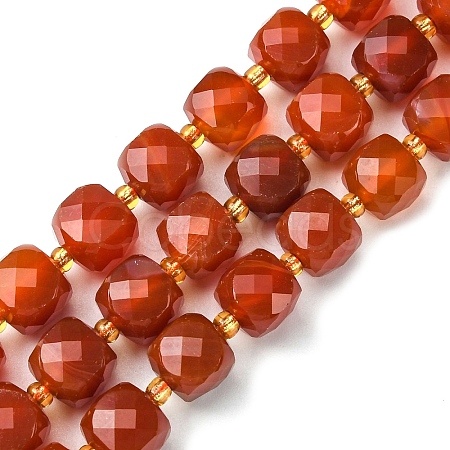 Natural Carnelian Beads Strands G-Q010-A17-01-1