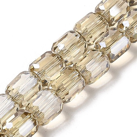 Electroplate Glass Beads Strands EGLA-D030-19I-1
