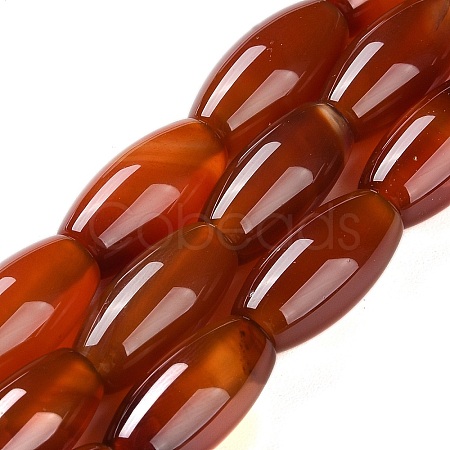 Natural Red Agate Beads Strands G-NH0019-C01-05-1