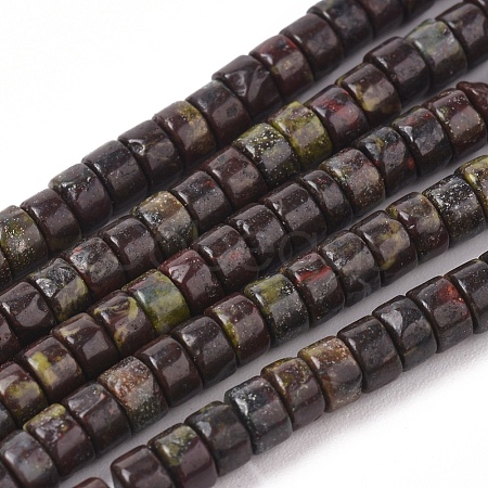 Natural Dragon Blood Beads Strands G-F631-A25-1