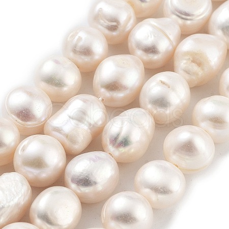 Natural Cultured Freshwater Pearl Beads Strands PEAR-P062-30F-1