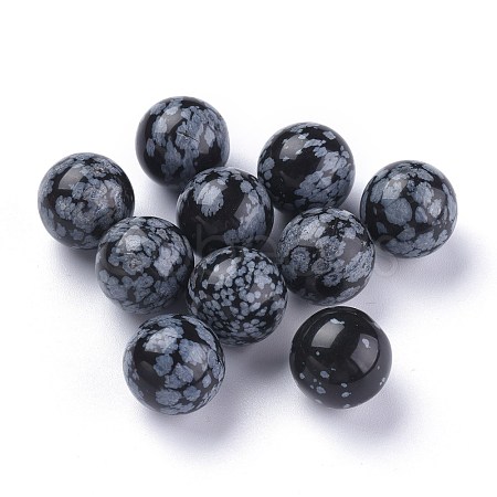 Natural Snowflake Obsidian Beads G-L564-004-C02-1