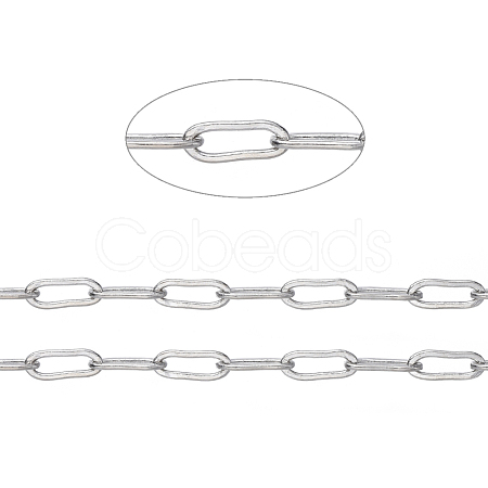 Brass Paperclip Chains X-CHC-S008-001A-P-1