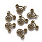 Tibetan Style Alloy Pendants, Cadmium Free & Lead Free, Bicycle/Penny Farthing, Antique Bronze, 17x18x3mm, Hole: 1.5mm