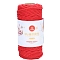 Cotton Macrame Cord, Round Macrame Rope for Wall Hangers, Boho Decorations, DIY Macrame Craft, Orange Red, 3mm, 80g/roll