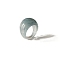 Acrylic Finger Rings, Cadet Blue, 17mm, US Size 7 1/4(17.5mm)