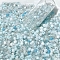 Transaparent Glass Beads, Mixed Shapes, Light Blue, 20~50mm