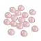 Resin Decoden Cabochons, Half Round, Pearl Pink, 7.8x4mm