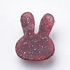 Bunny Resin Cabochons CRES-S304-01-3