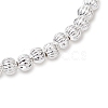 Alloy Pumpkin Beads Stretch Bracelets for Women Men BJEW-JB11267-4