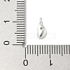 925 Sterling Sliver Cubic Zirconia Moon Charms STER-R002-02S-05-3