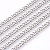 201 Stainless Steel Curb Chains CHS-L017-22H-1
