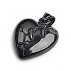 304 Stainless Steel Mended Heart Pendants STAS-F163-32B-2