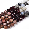 Natural & Synthetic Mixed Gemstone Beads Strands G-D080-A01-01-26-4