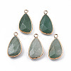 Natural Green Aventurine Pendants G-N326-136-02-2