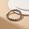 Natural Pearl Beaded Stretch Bracelet for Women BJEW-JB08868-5