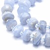Natural Blue Lace Agate Beads Strands G-F715-033B-3