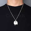 Non-Tarnish 201 Stainless Steel Pendant Necklaces for Man NJEW-Q336-02B-P-3