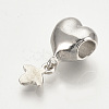 Alloy Enamel European Dangle Charms MPDL-Q208-082P-2