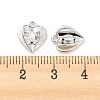 Clear Glass Charms KK-E090-25P-3