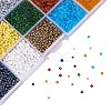 8/0 Round Glass Seed Beads Sets SEED-PH0007-01-4