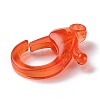 Transparent Plastic Lobster CLaw Clasps KY-H005-A11-3