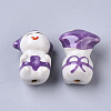 Handmade Porcelain Beads PORC-N004-70B-2