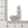 Platinum Plated Brass Micro Pave Cubic Zirconia Pendants KK-L073-001P-L-3