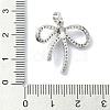 Rack Plating Brass Pave Cubic Zirconia Pendants KK-M282-24P-3