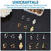 Unicraftale 60Pcs 6 Style 304 Stainless Steel Clip-on Earring Findings STAS-UN0055-90-5