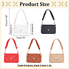 WADORN 5Pcs 5 Colors Imitation Leather Women's Mini Envelope Clutch Bags AJEW-WR0001-85-2