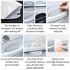 PVC Transparent Car Door Handle Scratches Protective Films AJEW-WH0181-42-2